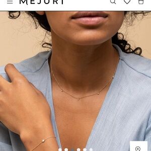 Mejuri Multi Station Diamond Necklace 14k Gold